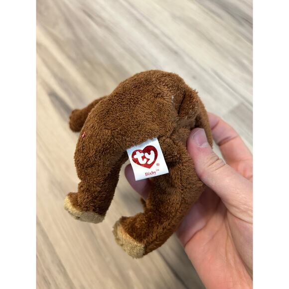 TY Beanie Baby - BIXBY the Bear (8 inch) - NWT Stuffed Animal Toy - Picture 4 of 6